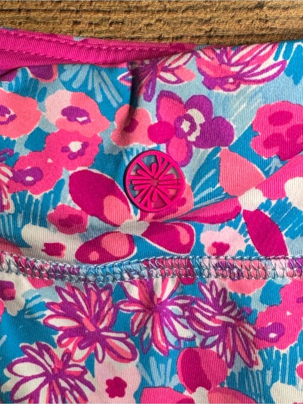 Lilly Pulitzer Corrine Aura Pink BABY BLOOMER Luxletic Skort size XL Golf - Picture 5 of 9